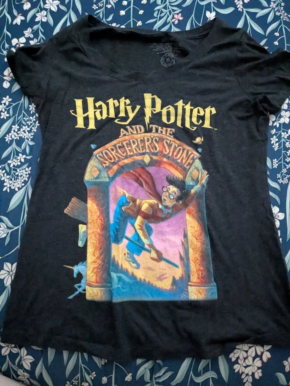 Harry Potter Book Art T Shirt - Women's Medium